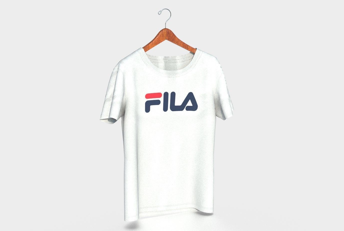 HANGED T-SHIRT Low-poly 3D model_4