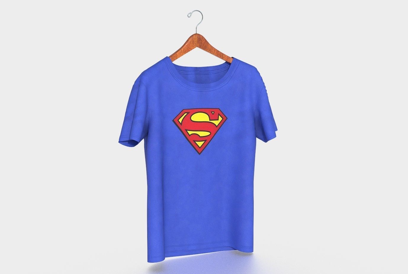 HANGED T-SHIRT Low-poly 3D model_2