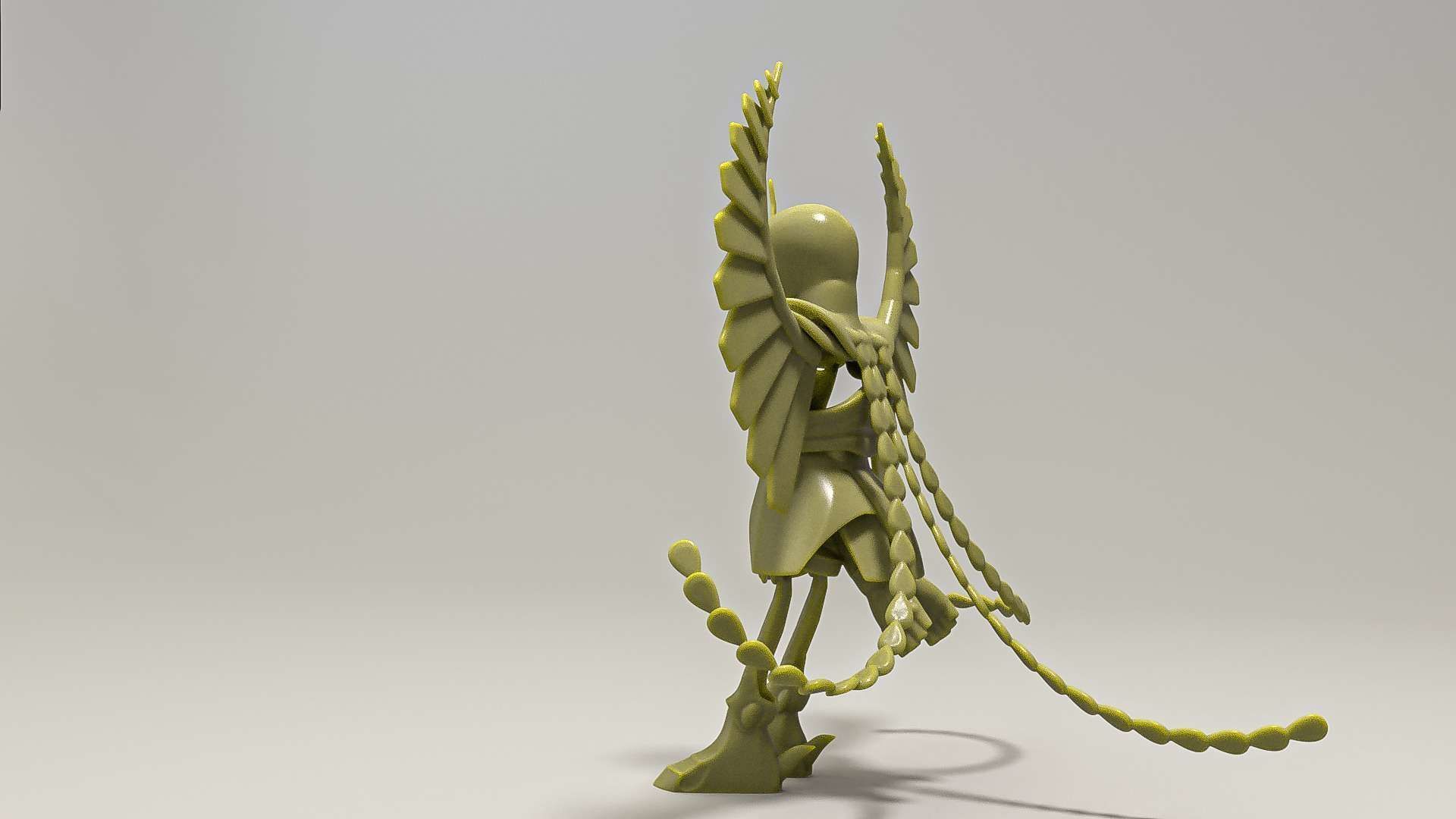 Ikki Phoenix Cloth - 3D Print Model 3D print model_9