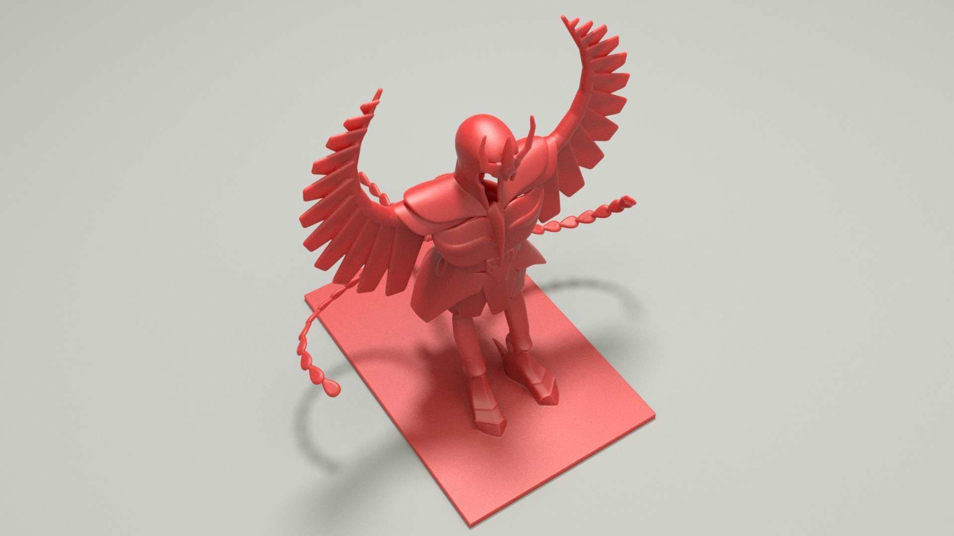 Ikki Phoenix Cloth - 3D Print Model 3D print model_5