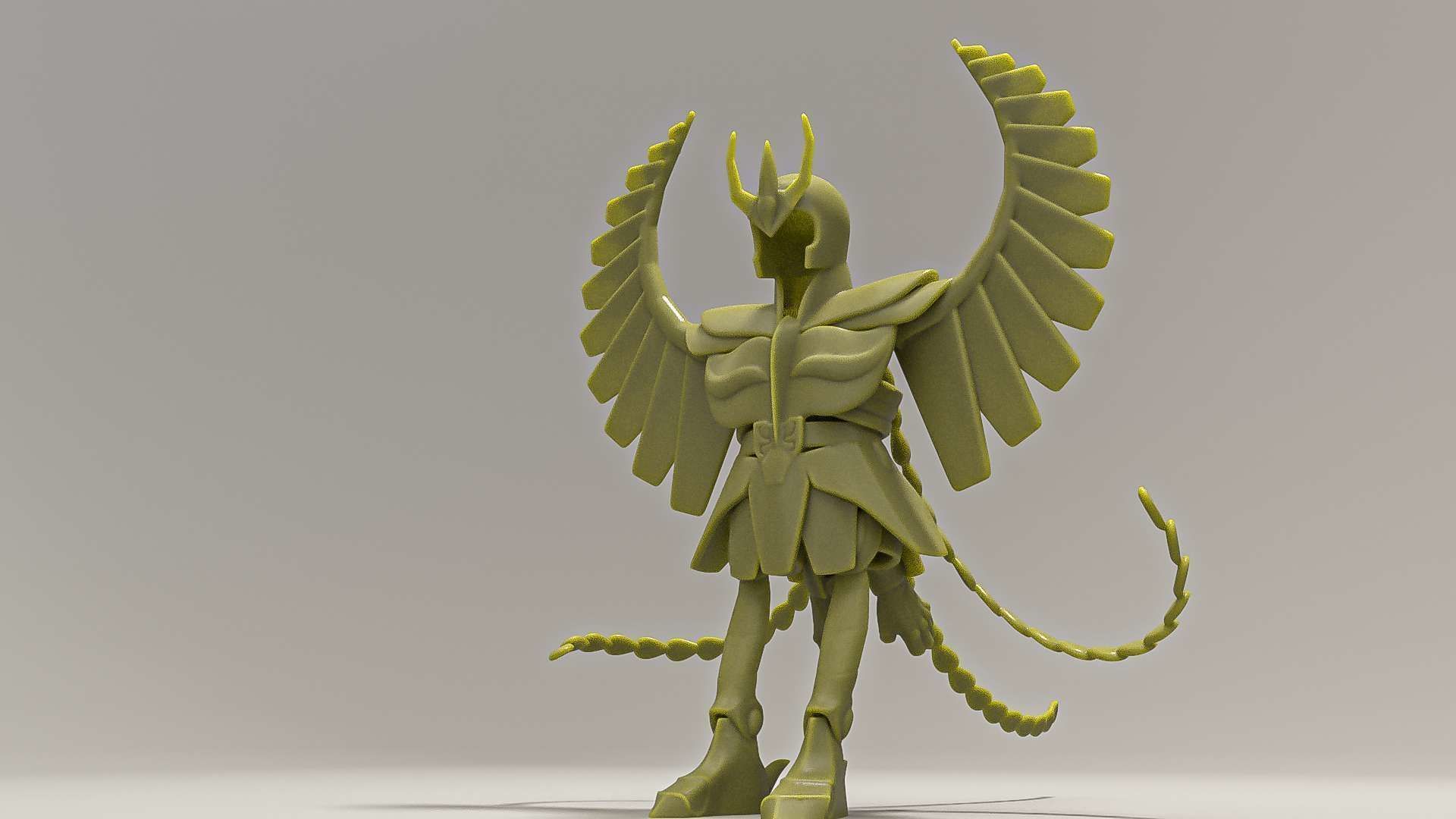 Ikki Phoenix Cloth - 3D Print Model 3D print model_8