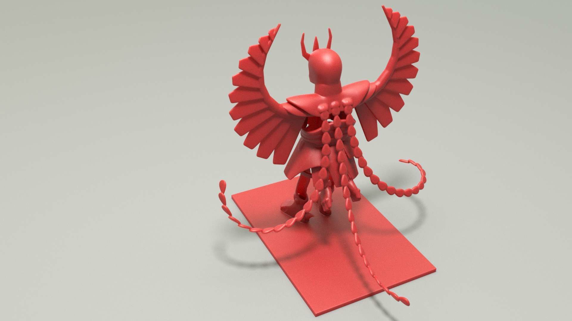 Ikki Phoenix Cloth - 3D Print Model 3D print model_2