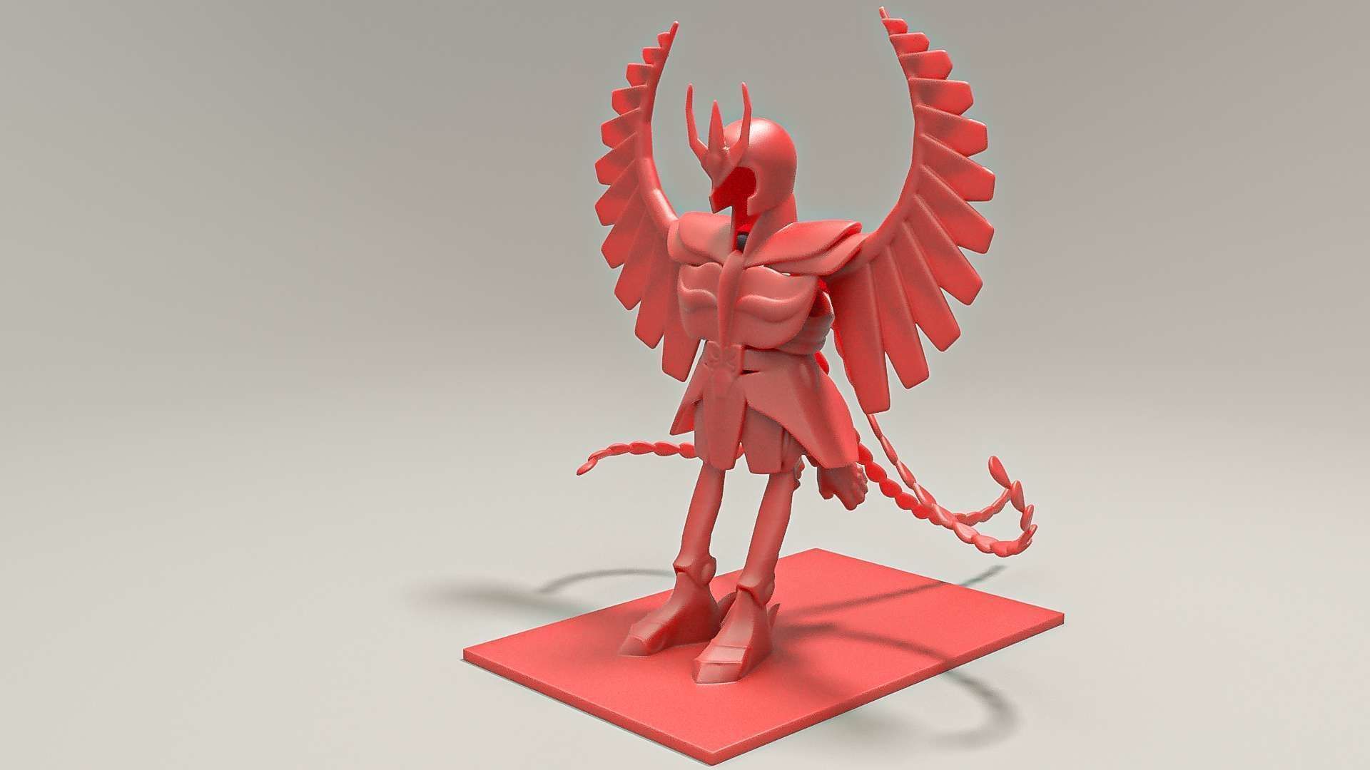 Ikki Phoenix Cloth - 3D Print Model 3D print model_1