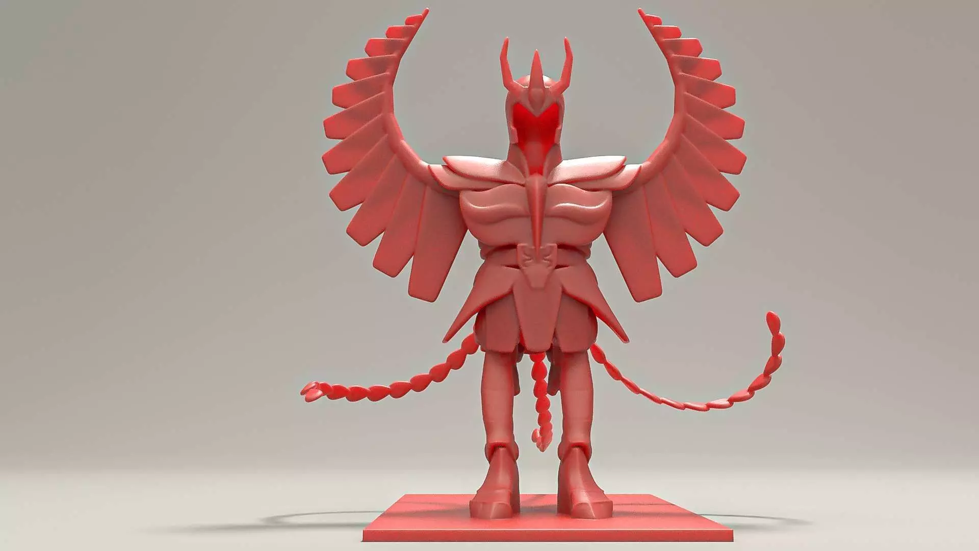 Ikki Phoenix Cloth - 3D Print Model 3D print model_0