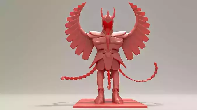 Ikki Phoenix Cloth - 3D Print Model