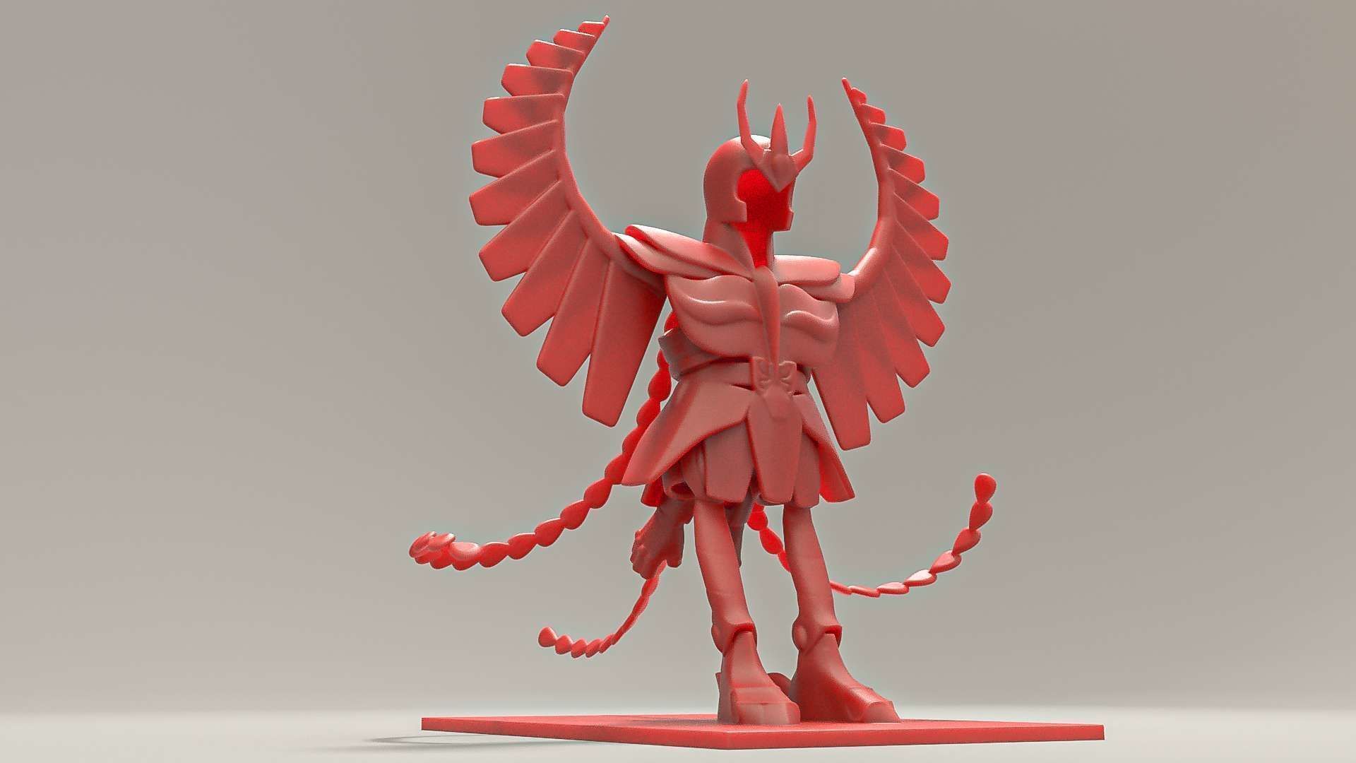Ikki Phoenix Cloth - 3D Print Model 3D print model_4
