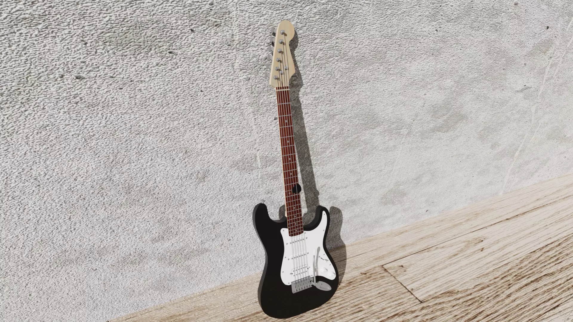 electric guitar Free 3D model