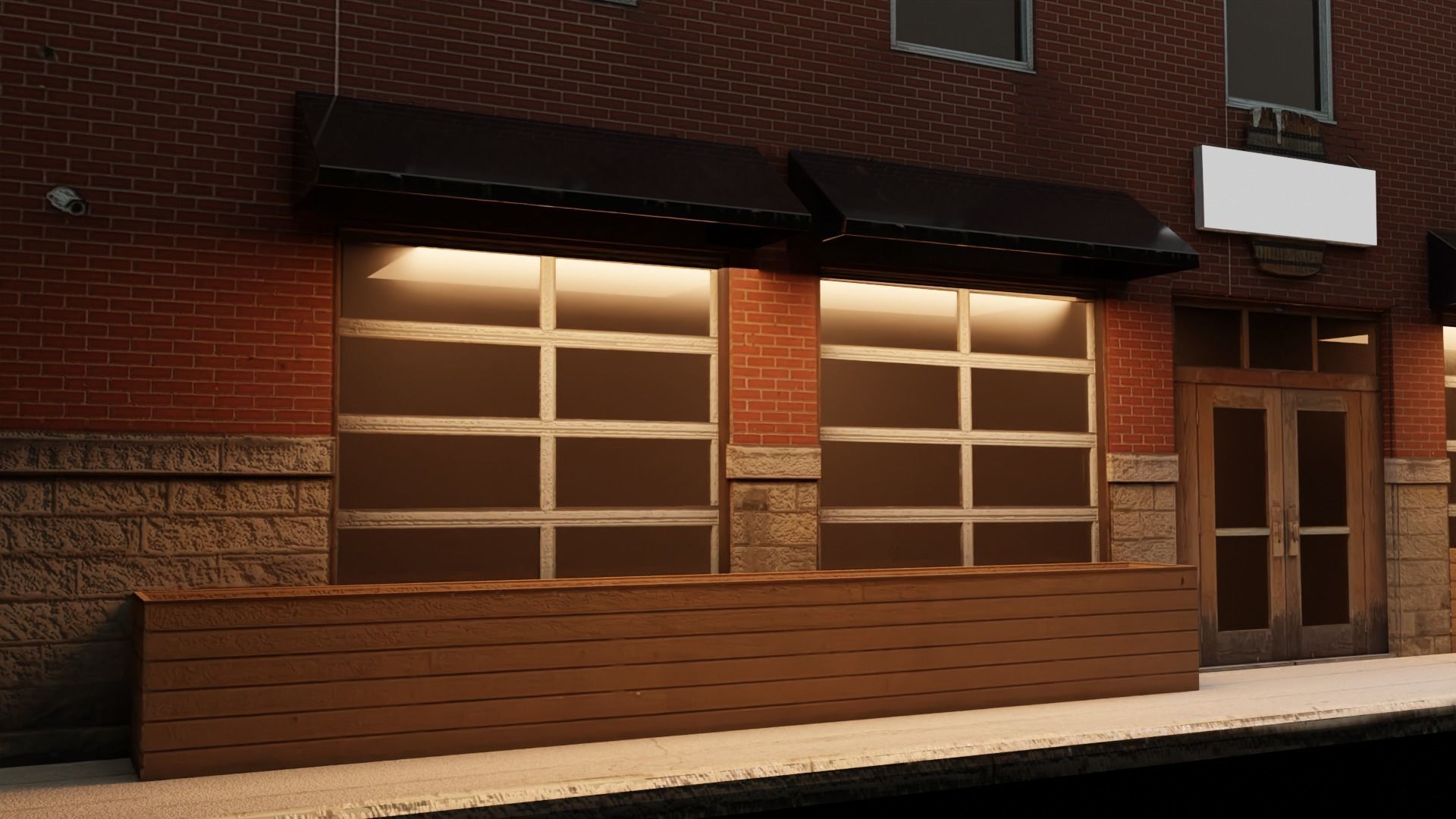 City Building 2 Low-poly 3D model_1