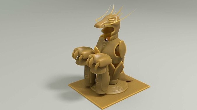 Shiryu Dragon Cloth - 3D Print Model 3D print model