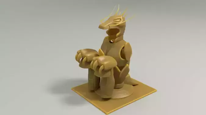Shiryu Dragon Cloth - 3D Print Model