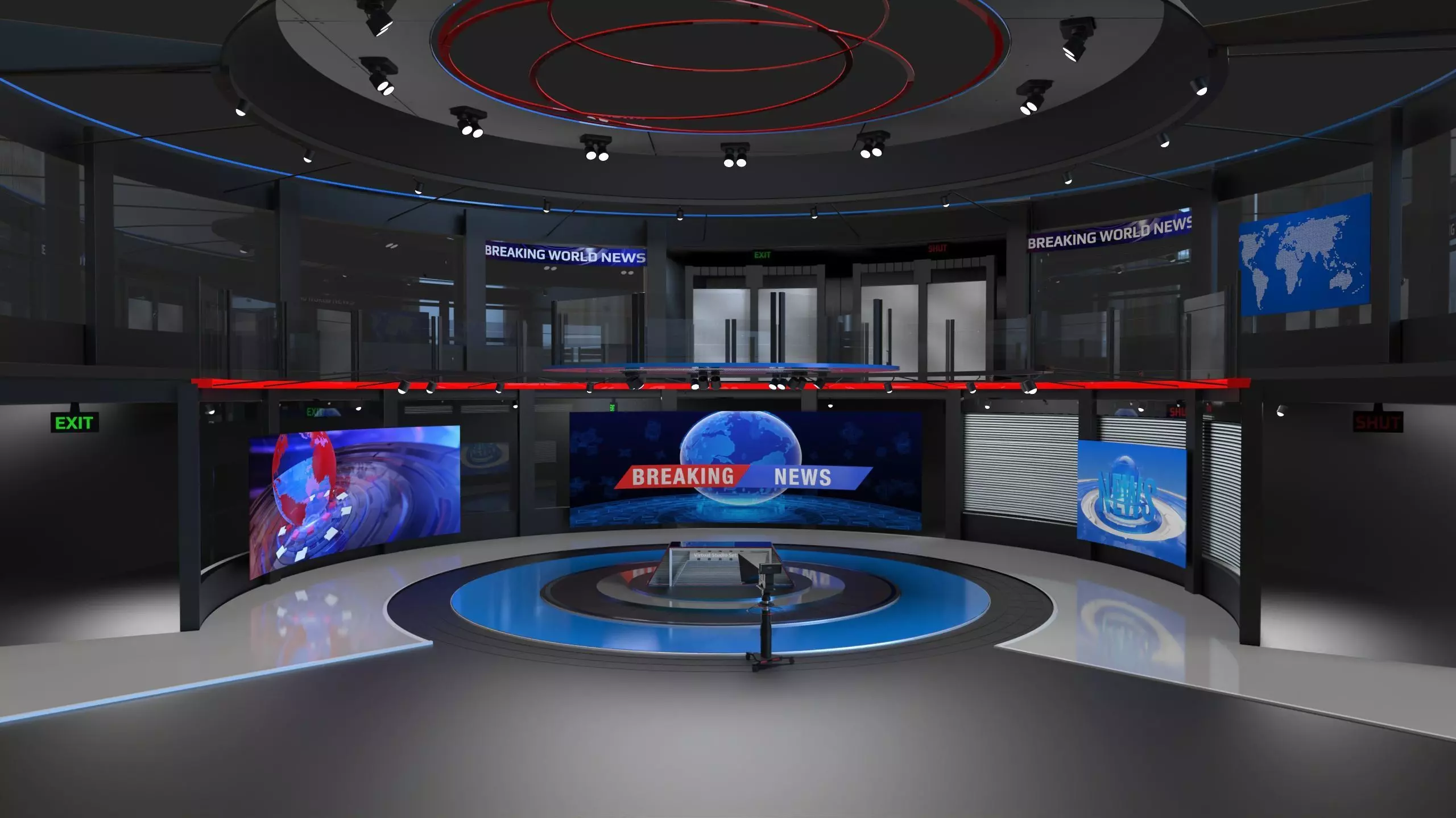 Virtual Studio Set 680 3D model