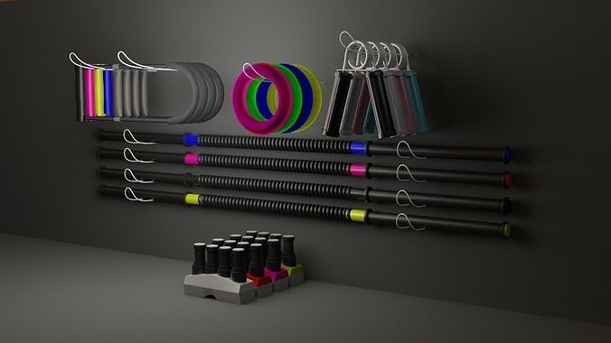 3D PACK OF SPANDERS 3D model