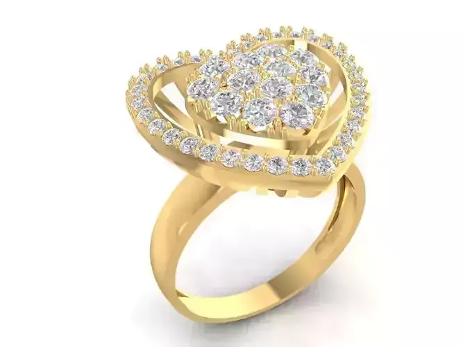 diamond heart ring for women 1006