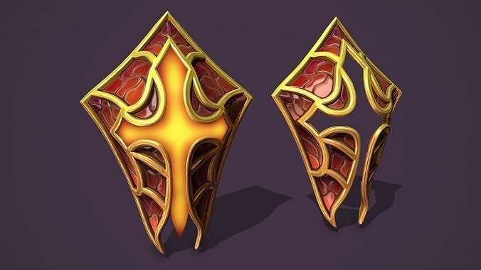 Inquisitor mask Low-poly 3D model
