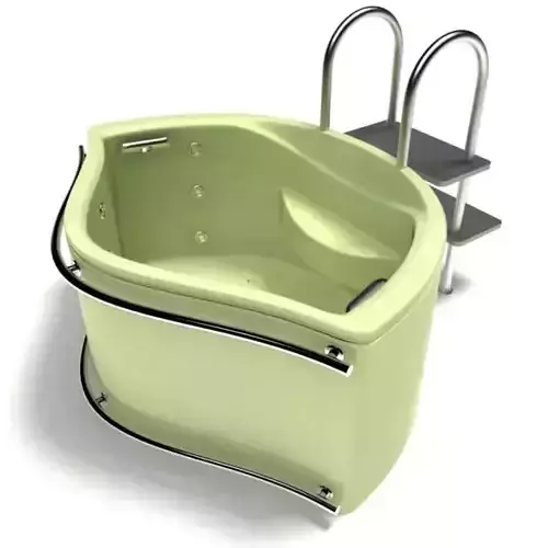 Modern Green Bathtub