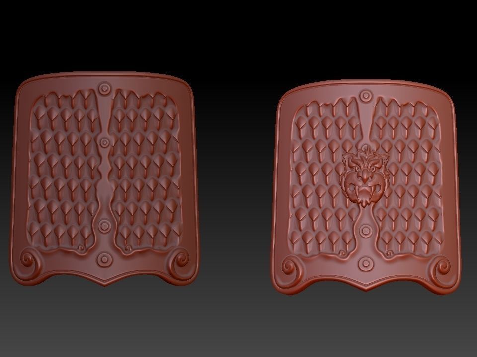 ARMOR PIECES OF CHINESE GENERALS 3D print model_3