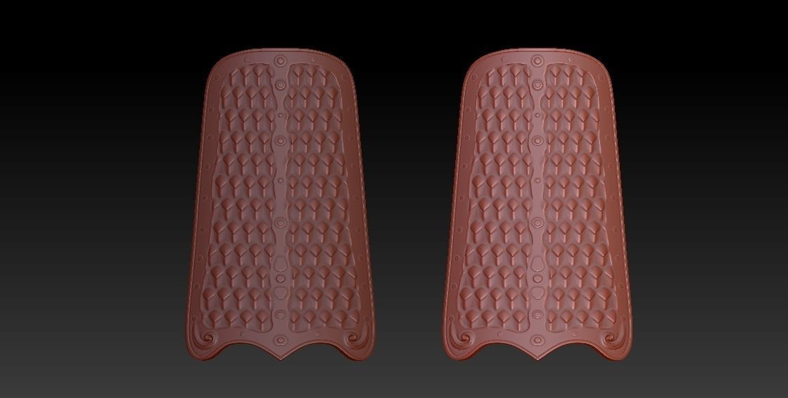 ARMOR PIECES OF CHINESE GENERALS 3D print model_10