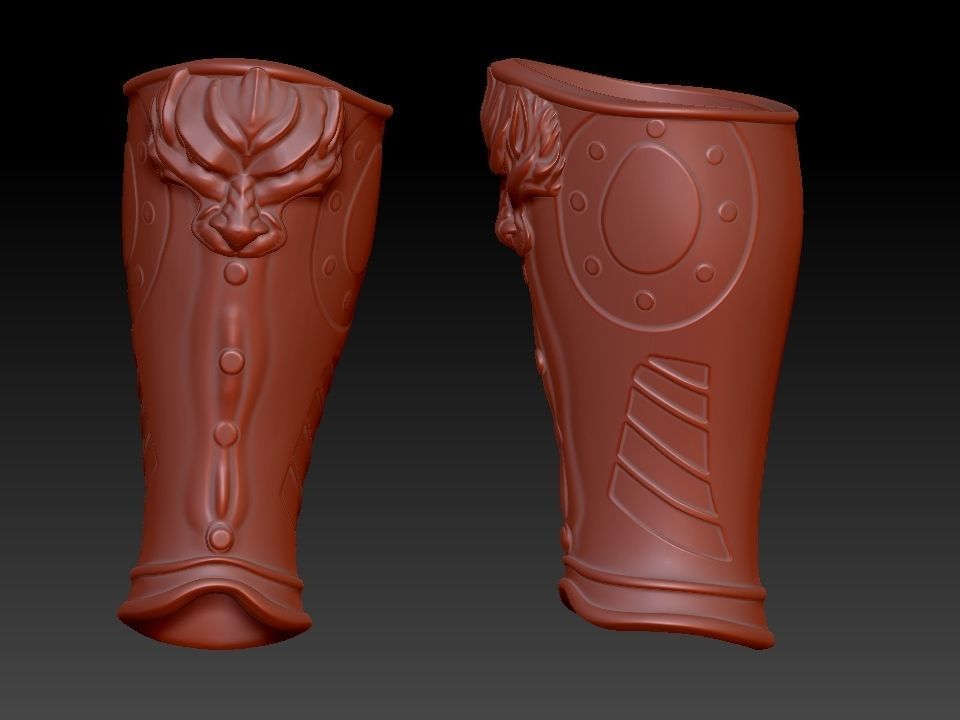 ARMOR PIECES OF CHINESE GENERALS 3D print model_9