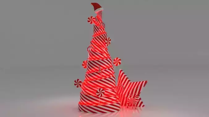 Lollipop Christmas Tree