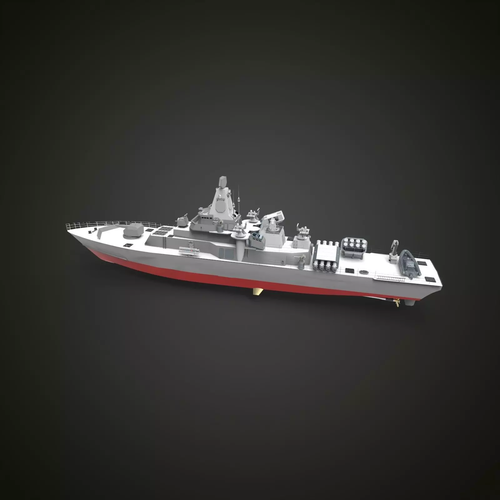 Corvette Anti submarine 3d printed 3D print model_0