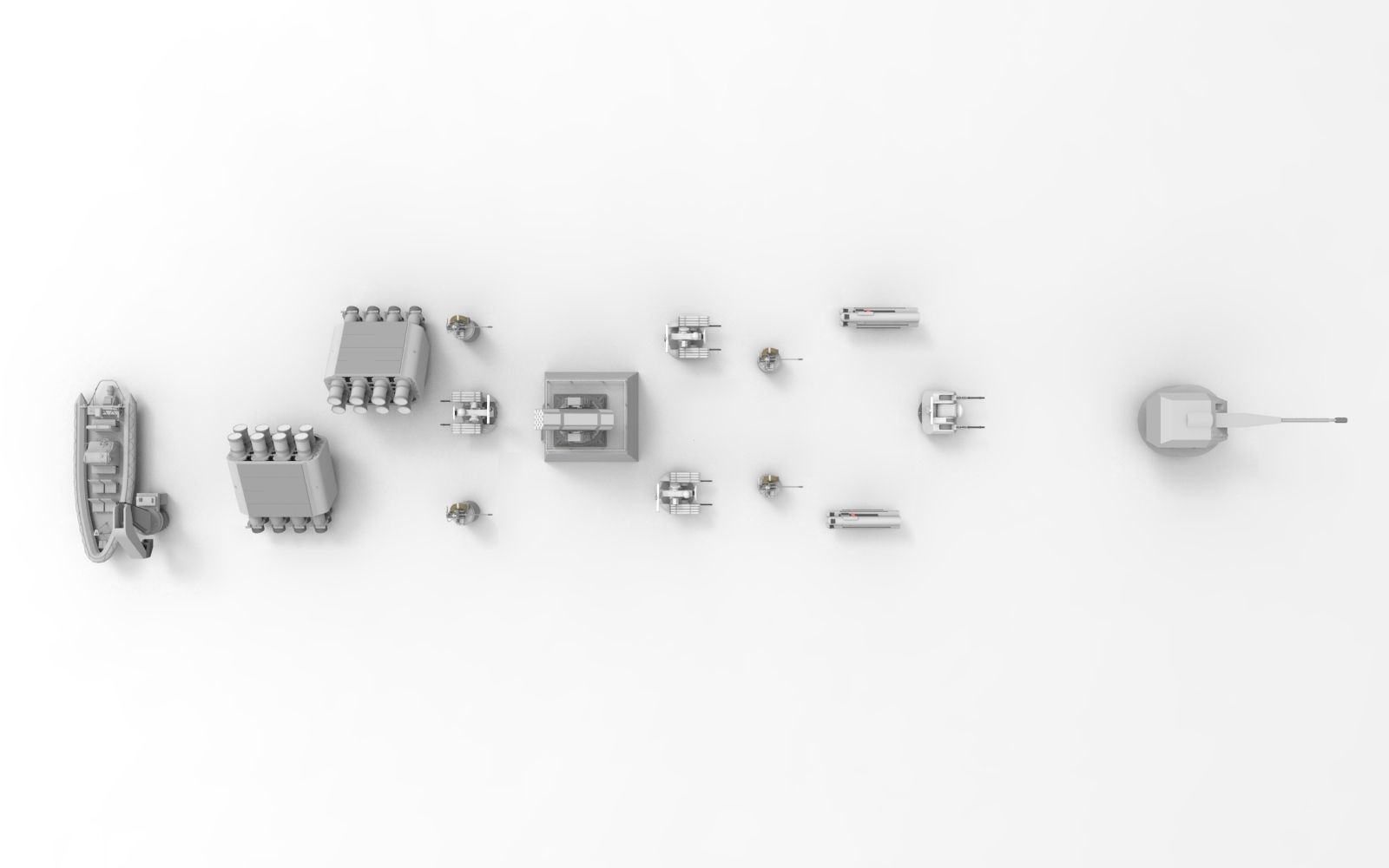 Corvette Anti submarine 3d printed 3D print model_15