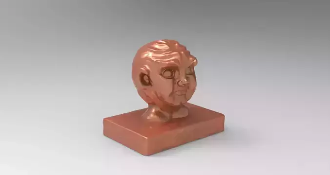 Old Man Creature Face Model