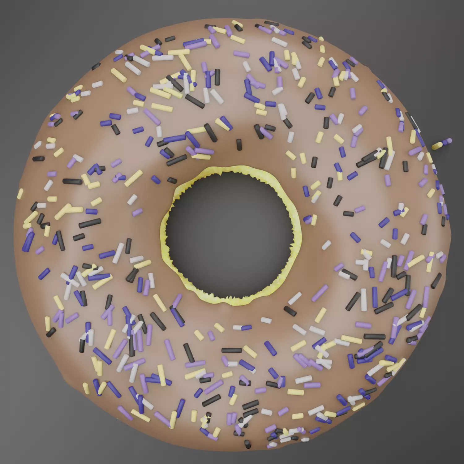 Donut Blender Guru Tutorial Free 3D model_0