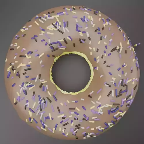 Donut Blender Guru Tutorial Free 3D model