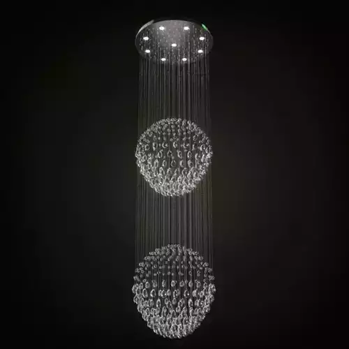 Double  Crystal Chandelier