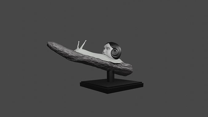 Slug Girl - Junji Ito 3D print model