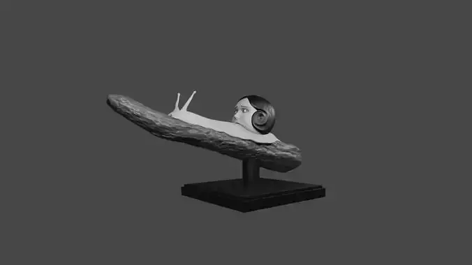 Slug Girl - Junji Ito 3D print model