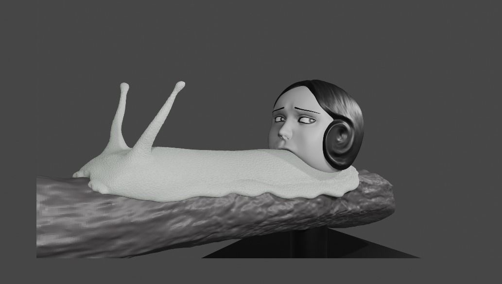 Slug Girl - Junji Ito 3D print model_1