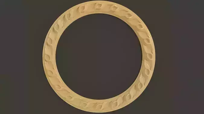Round frame 3D model