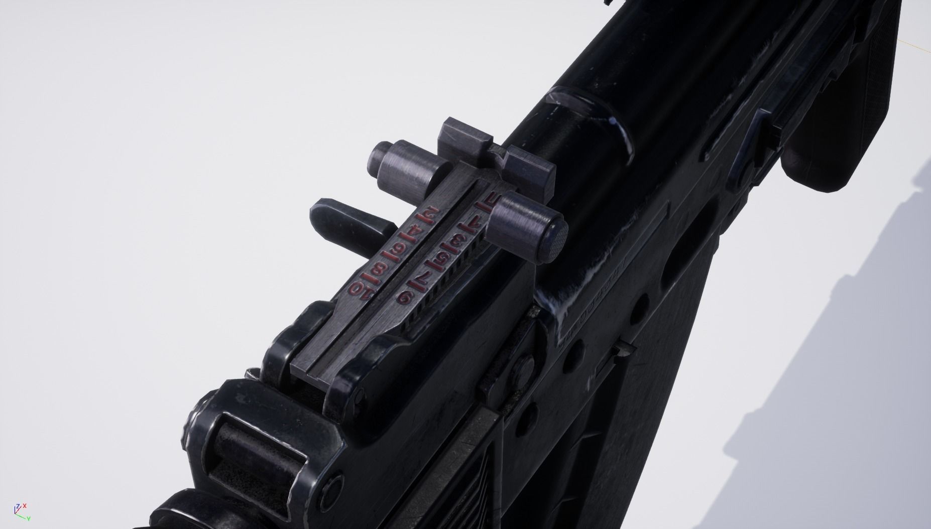 AK103 rifle Low-poly 3D model_8