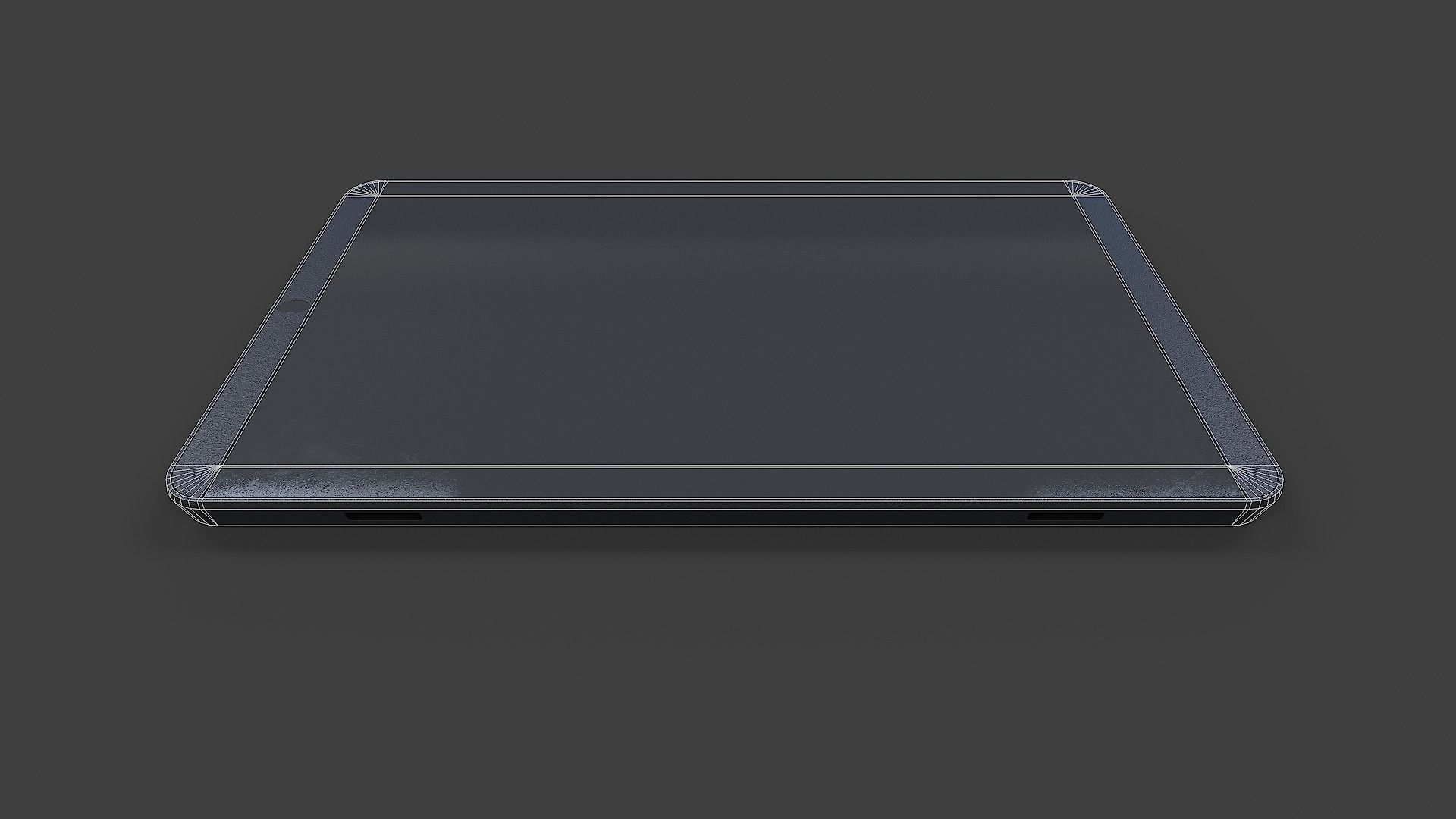 Tablet V01 Low-Poly Low-poly 3D model_1