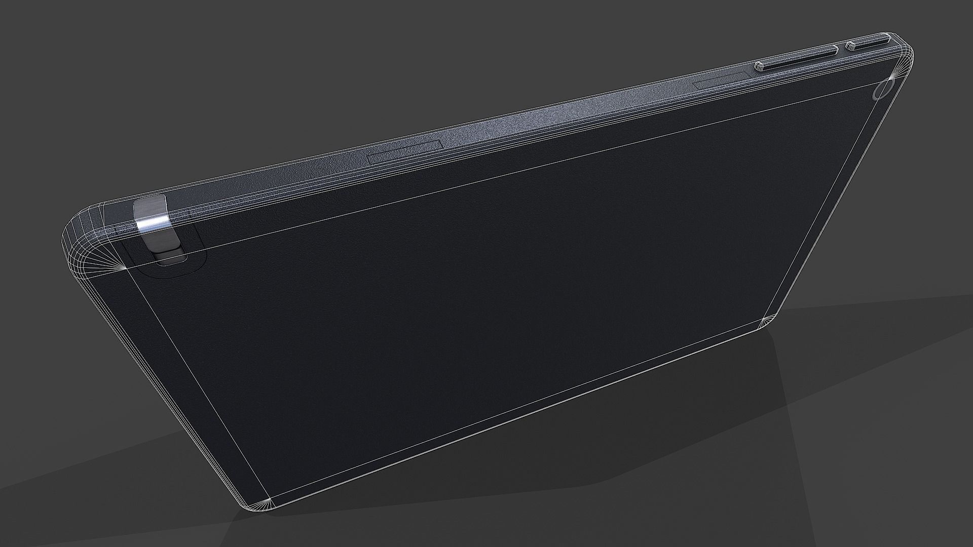 Tablet V01 Low-Poly Low-poly 3D model_47