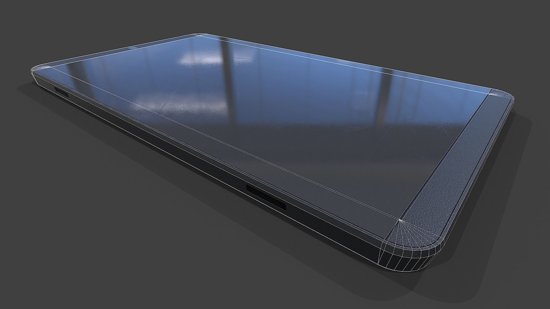 Tablet V01 Low-Poly Low-poly 3D model_17