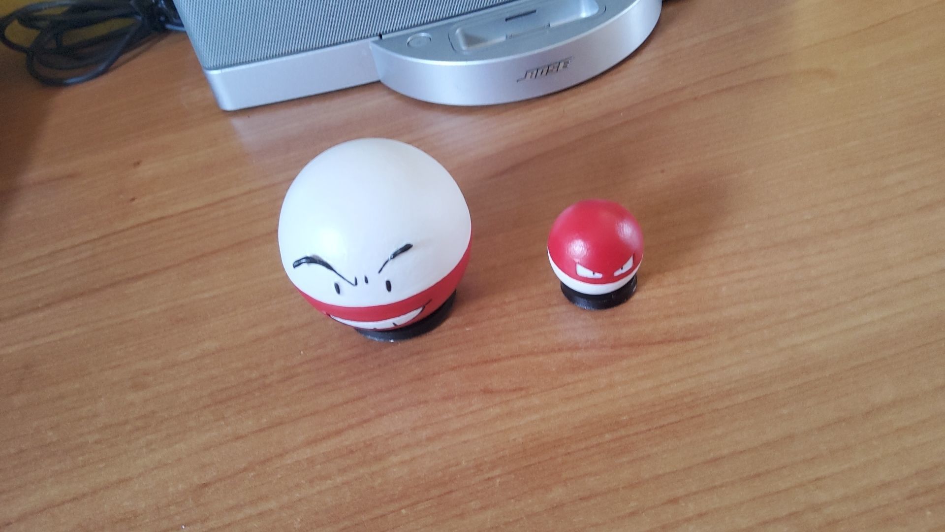 Pokemon Voltorb and Electrode 3D model with Base 3D print model_2