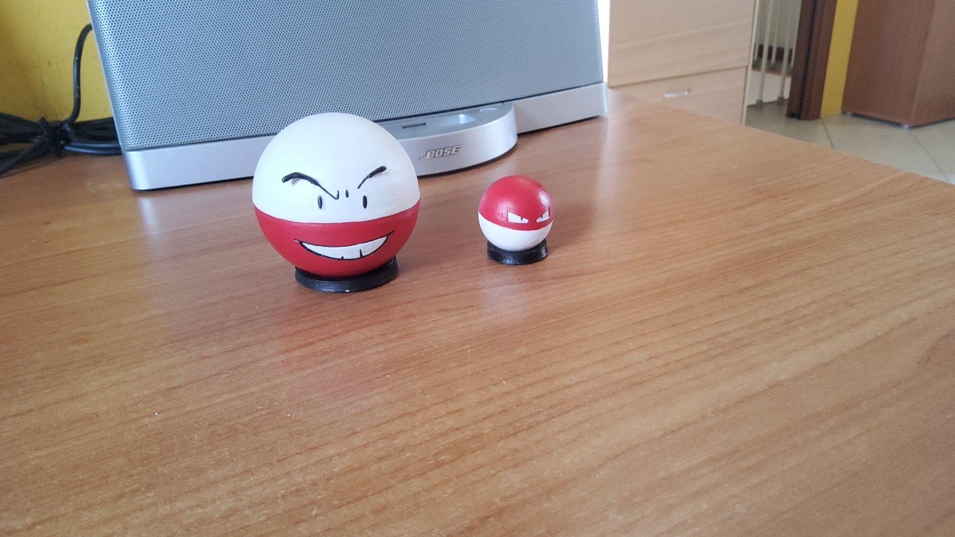 Pokemon Voltorb and Electrode 3D model with Base 3D print model_1
