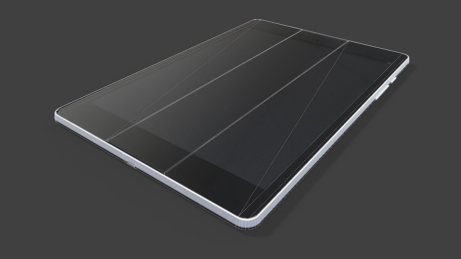 Tablet V02 Low-Poly Low-poly 3D model_13