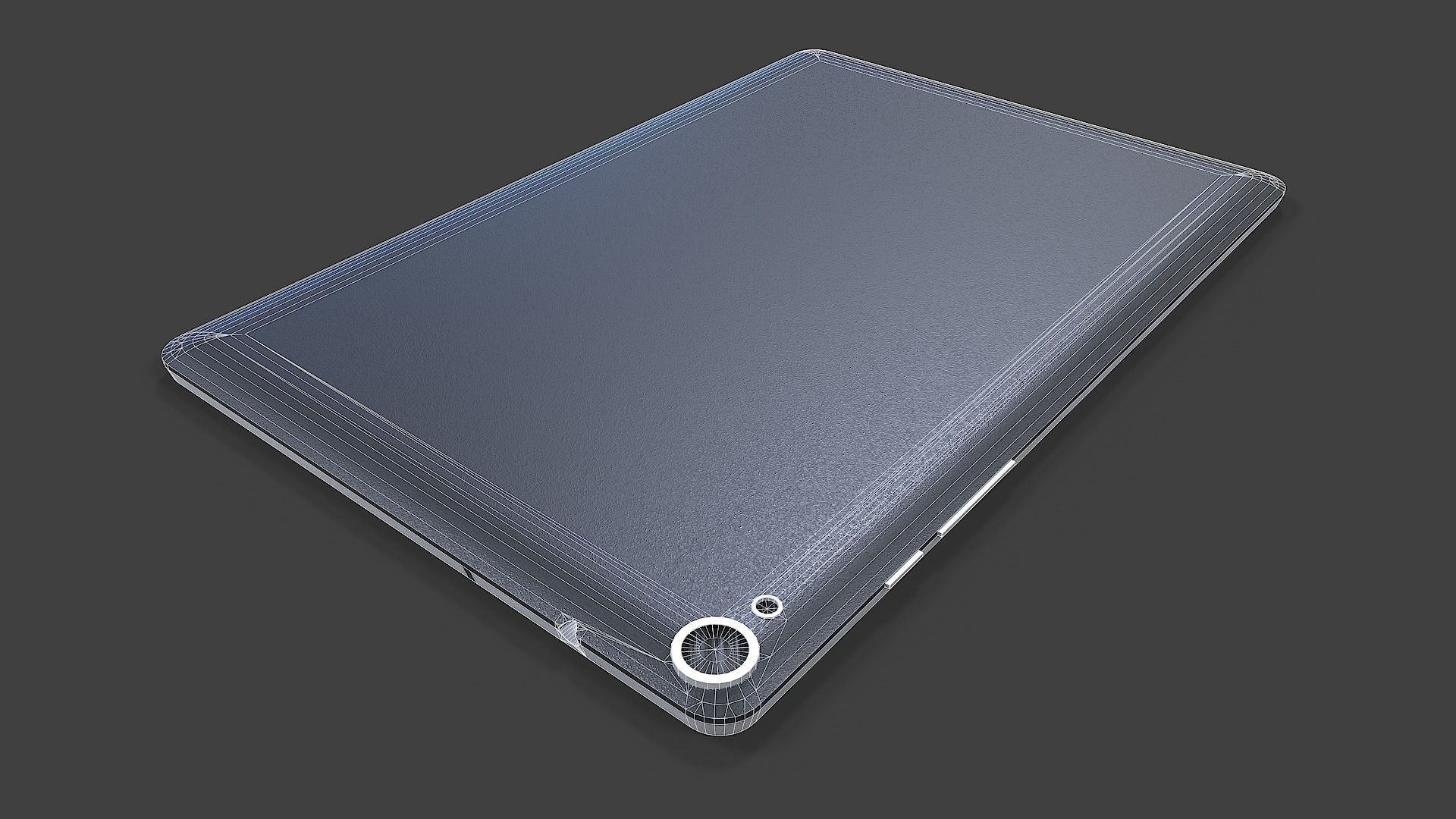 Tablet V02 Low-Poly Low-poly 3D model_47