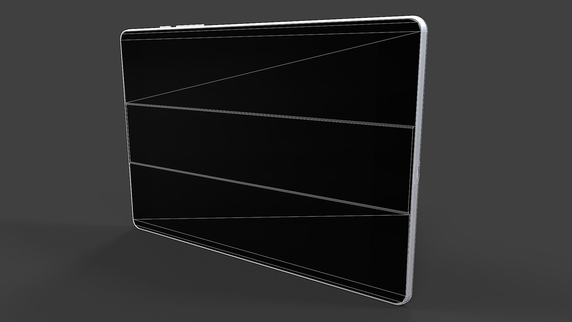 Tablet V02 Low-Poly Low-poly 3D model_31