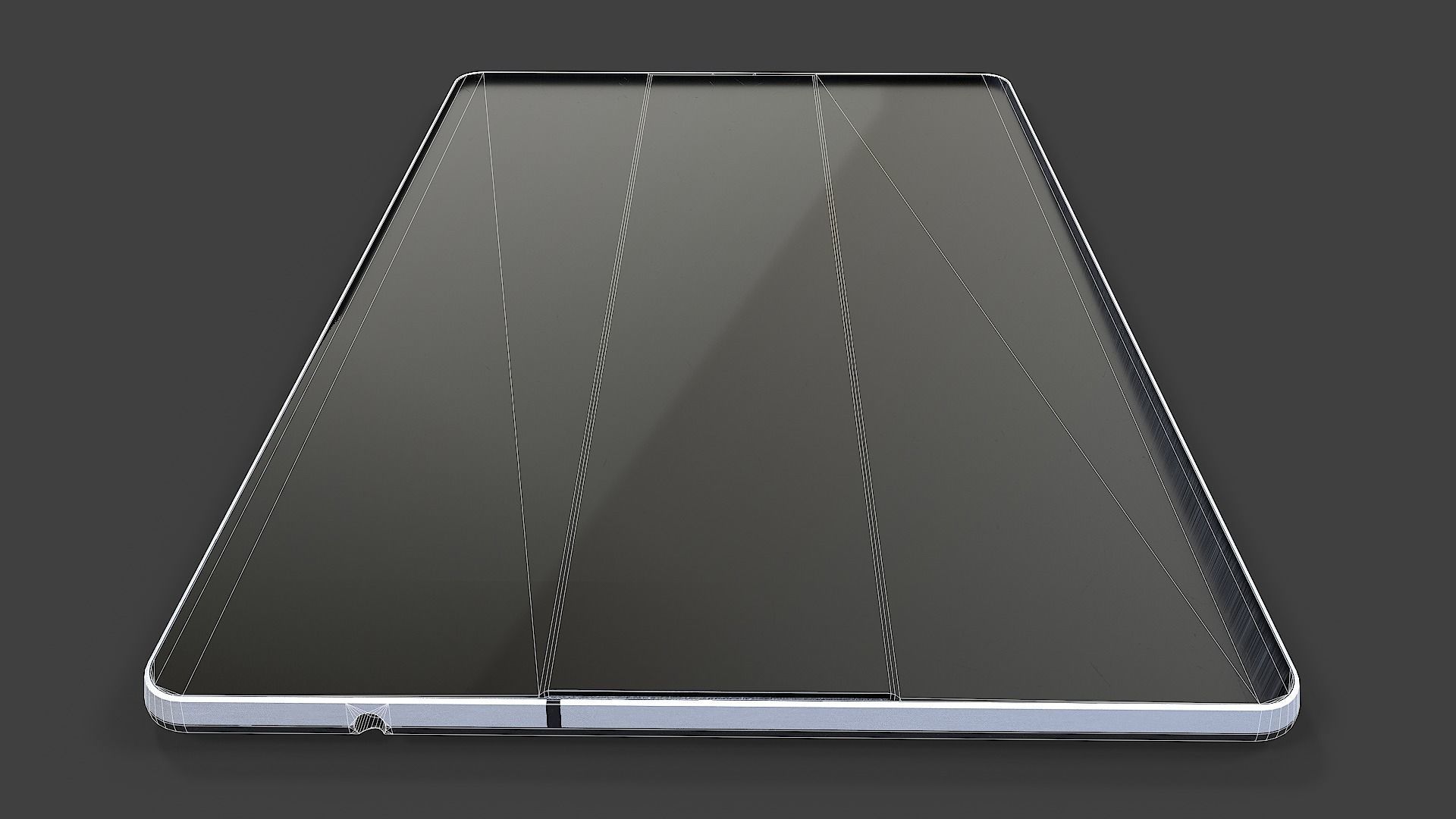 Tablet V02 Low-Poly Low-poly 3D model_53