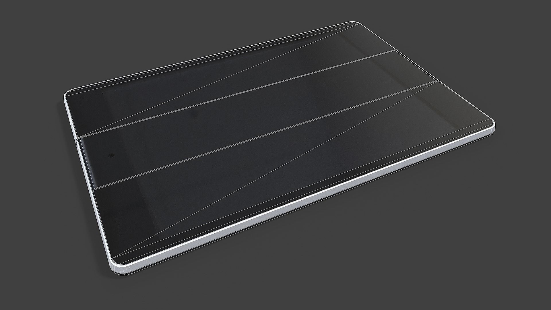 Tablet V02 Low-Poly Low-poly 3D model_3