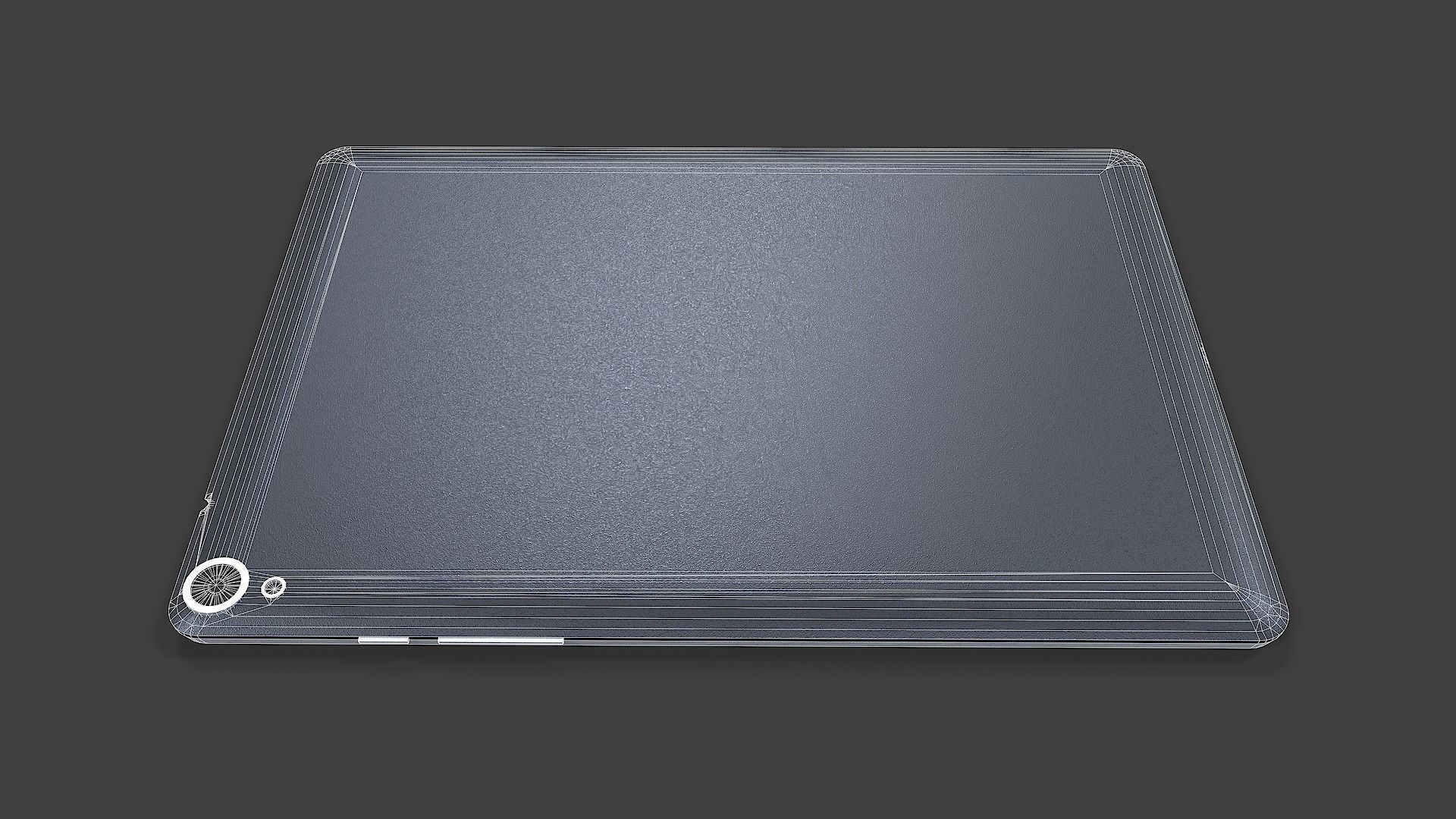 Tablet V02 Low-Poly Low-poly 3D model_45