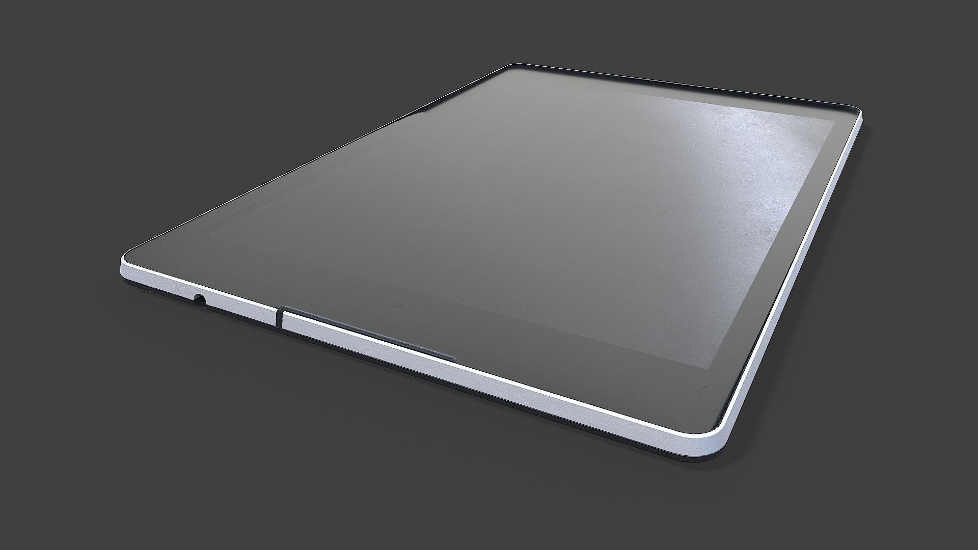 Tablet V02 Low-Poly Low-poly 3D model_4