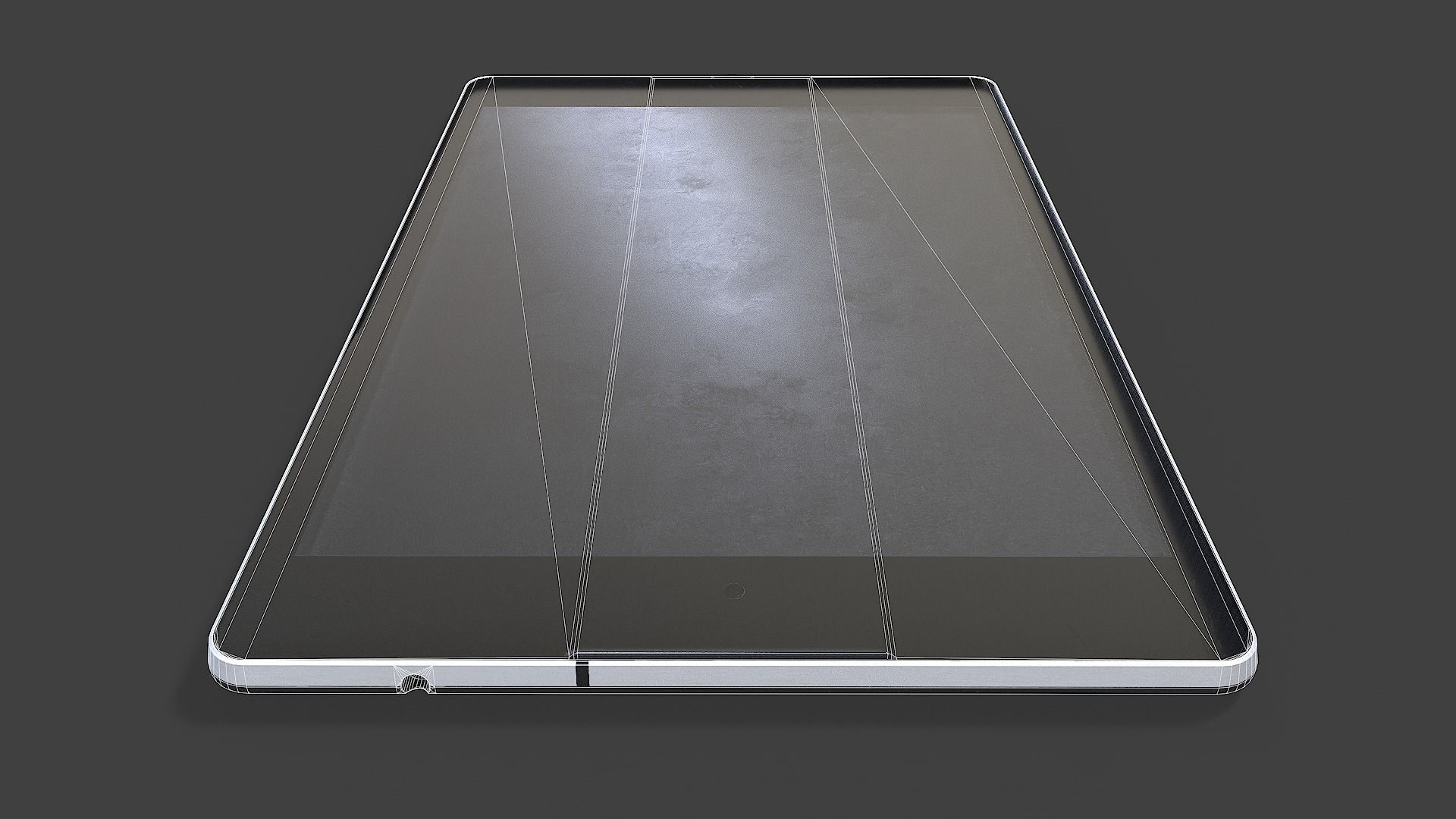 Tablet V02 Low-Poly Low-poly 3D model_7