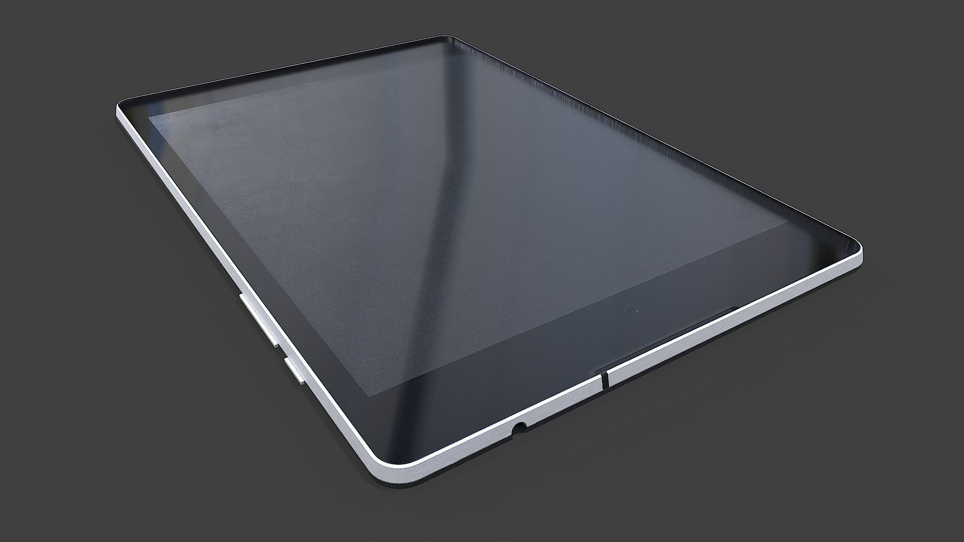 Tablet V02 Low-Poly Low-poly 3D model_8