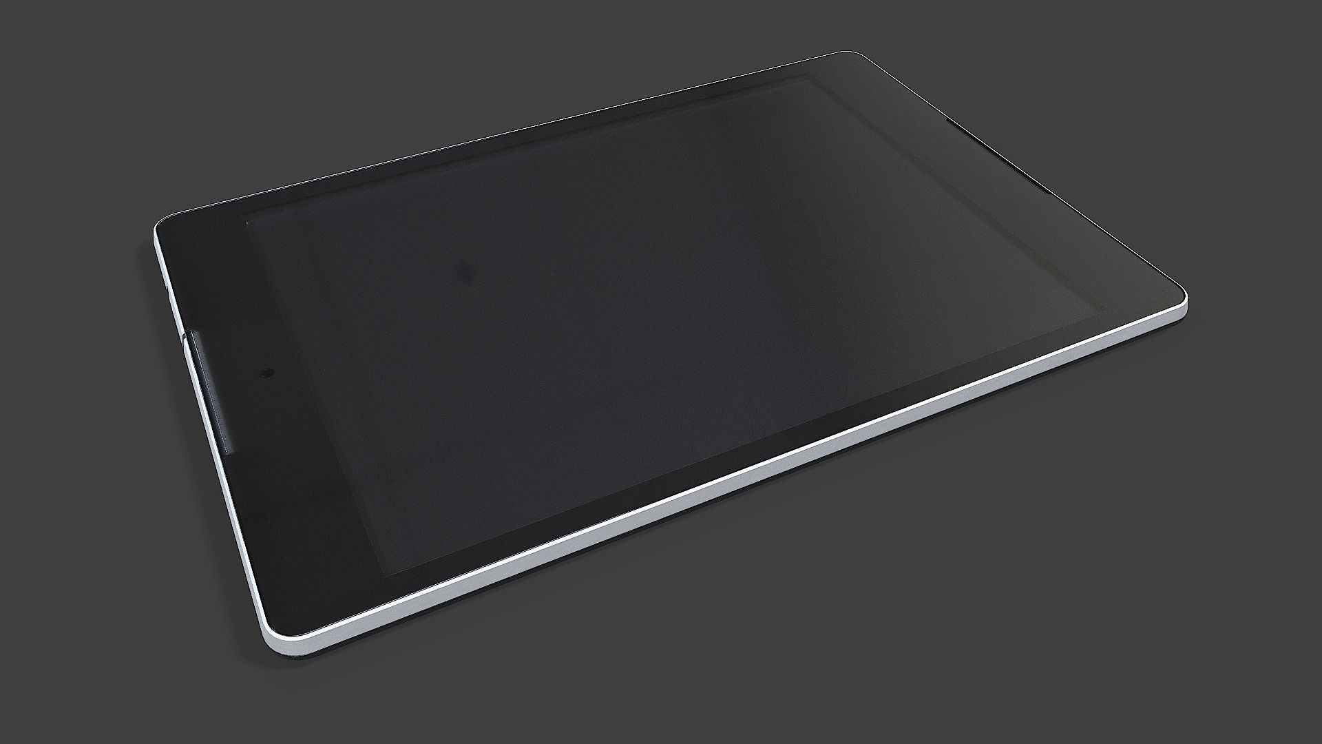 Tablet V02 Low-Poly Low-poly 3D model_2