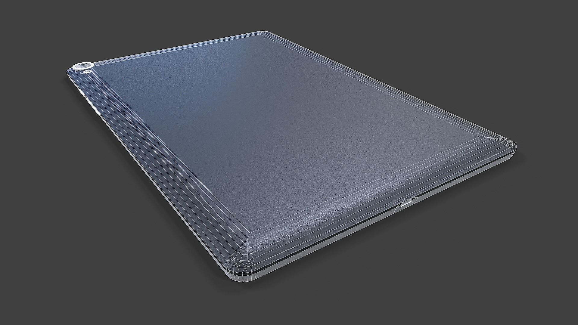 Tablet V02 Low-Poly Low-poly 3D model_43